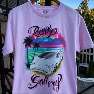 2016 ComplexCon RSVP Gallery Airbrushed Lamborghini Graphic T-Shirt